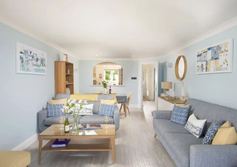 The living area at Ivory, Carbis Bay