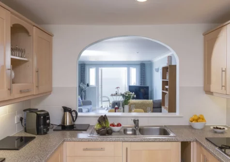 The kitchen at Ivory, Carbis Bay