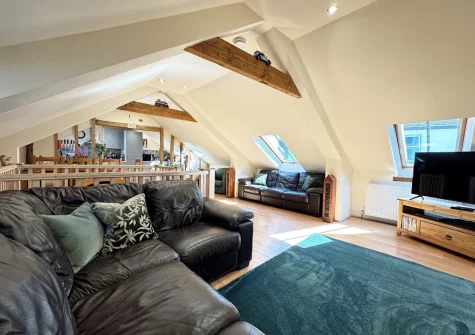 The living area at Ivy Barn, Braunton