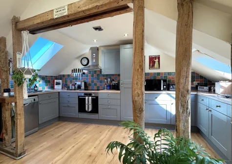 The kitchen at Ivy Barn, Braunton
