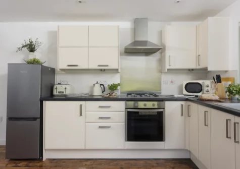 The kitchen at Ivy Chimney Cottage, Wheal Rose