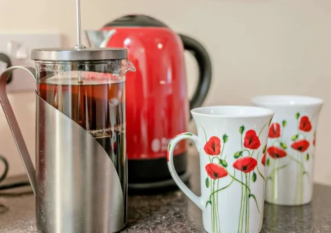 The kitchen at Ivy Cottage at Banns Farm, St Buryan
