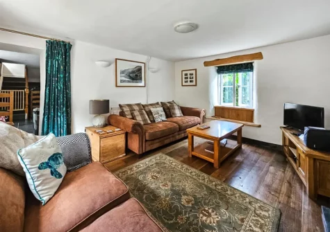 The living room at Ivy Cottage, Boscastle