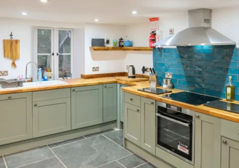 The kitchen at Ivy Cottage, Boscastle