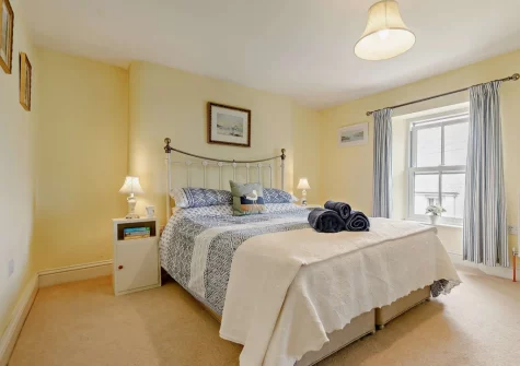 Bedroom #1 at Ivy Crag, Polruan