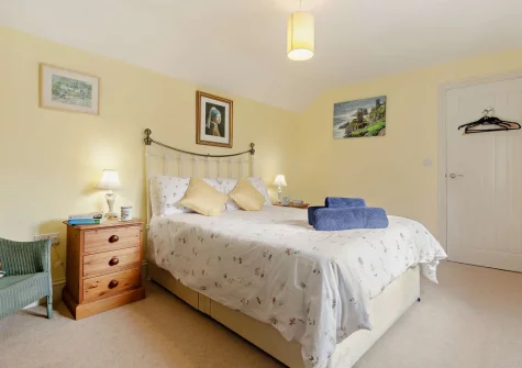 Bedroom #2 at Ivy Crag, Polruan