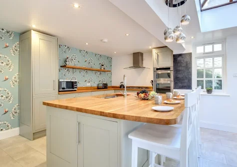 The kitchen at Ivydene, Looe