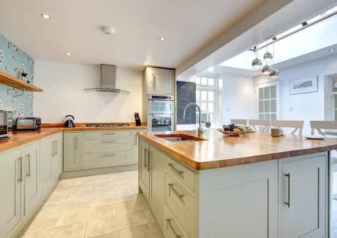 The kitchen at Ivydene, Looe