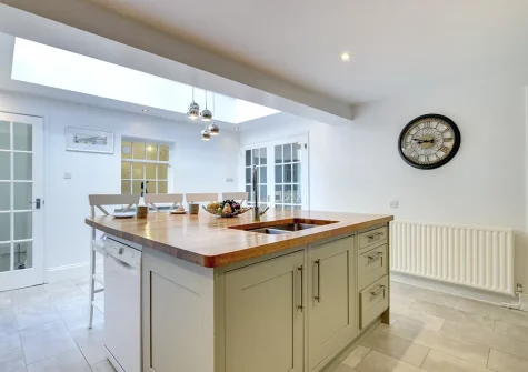 The kitchen at Ivydene, Looe