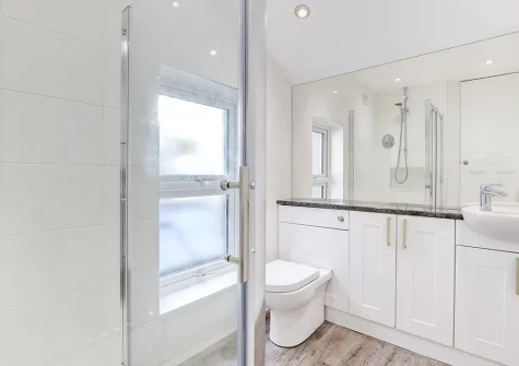 Bedroom #2 en-suite shower room at Ivydene, Looe