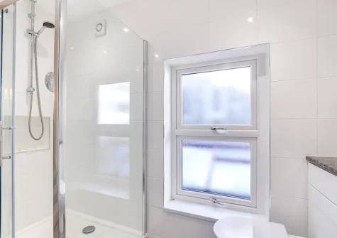 Bedroom #2 en-suite shower room at Ivydene, Looe
