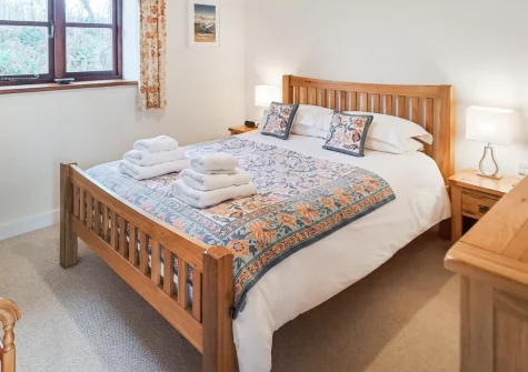 Bedroom #1 at Jacks Barn, Welcombe