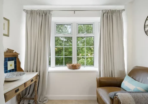 The living room at Jade Cottage, St Agnes