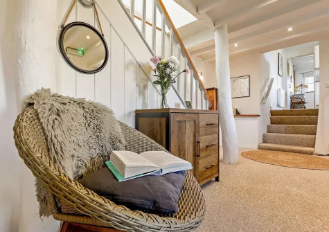The living area at Jasmine Barn, Lee