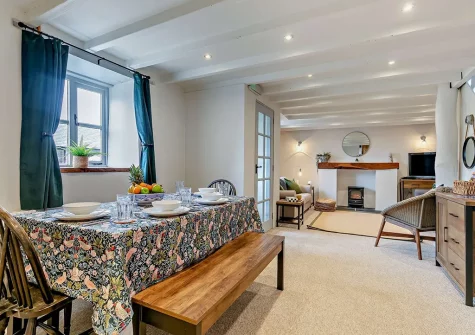 The dining area at Jasmine Barn, Lee