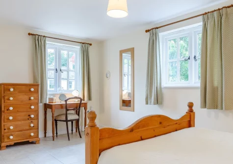 Bedroom #1 at Jasmine Cottage at Little Roseveth, Tregavethan
