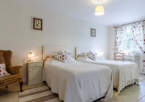 Bedroom #2 at Jasmine Cottage at Little Roseveth, Tregavethan