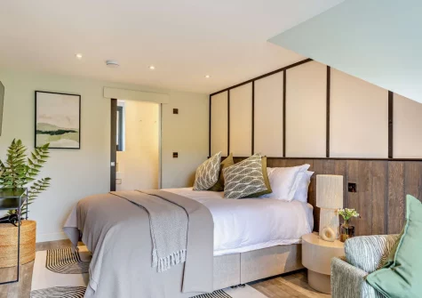 Bedroom #1 at Jasmine, Looe