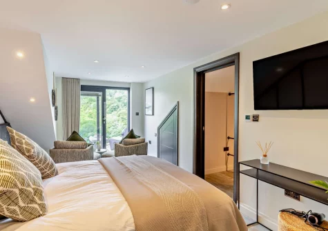 Bedroom #1 at Jasmine, Looe