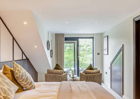 Bedroom #1 at Jasmine, Looe