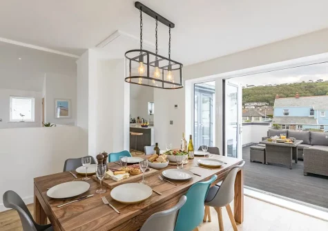 The dining room at Jeff's Bay, Westward Ho!