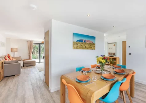 The dining area at Jindalee, Westward Ho!