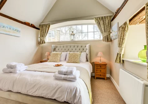 The bedroom at Jingles at Penrose Burden, St Breward