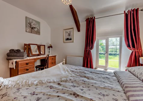 Bedroom #1 at Jobes Cottage, Chapel Amble