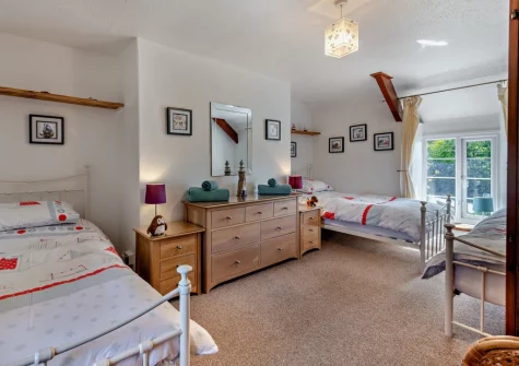 Bedroom #2 at Jobes Cottage, Chapel Amble