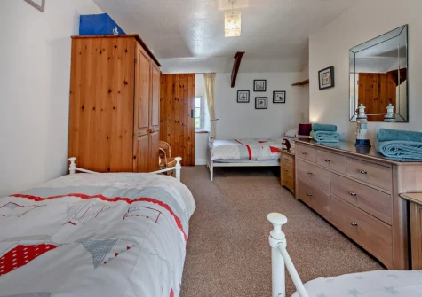 Bedroom #2 at Jobes Cottage, Chapel Amble