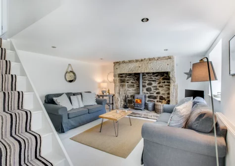 The living room at Jobs Cottage, Carleen