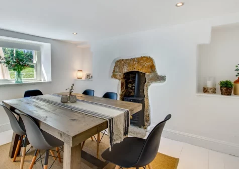 The dining room at Jobs Cottage, Carleen