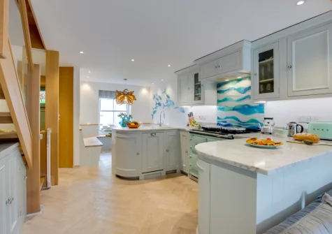 The kitchen at Jwala, Padstow