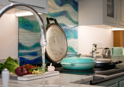 The kitchen at Jwala, Padstow
