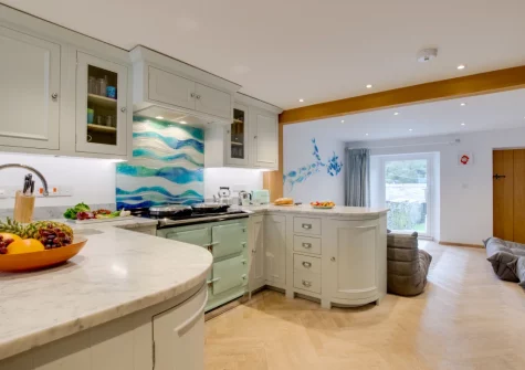 The kitchen at Jwala, Padstow