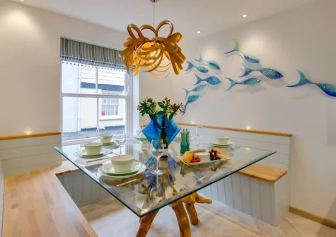 The dining area at Jwala, Padstow