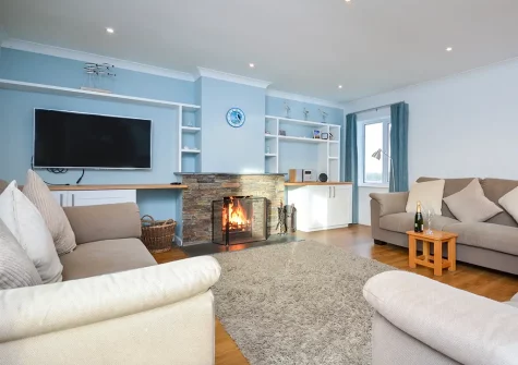 The living room at Kalundu, Constantine Bay