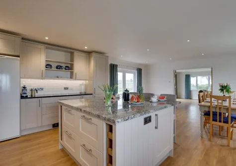 The kitchen at Kalundu, Constantine Bay