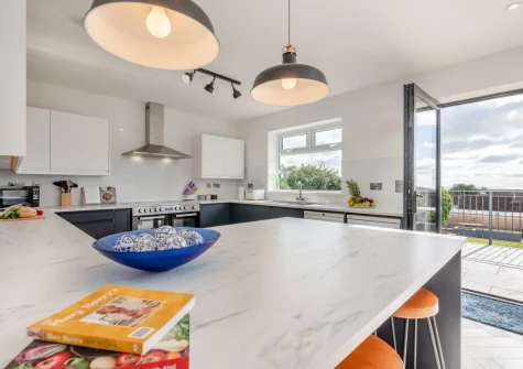 The kitchen at Kaolin House, St Austell