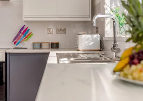 The kitchen at Kaolin House, St Austell