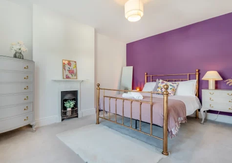 Bedroom #1 at Kaolin House, St Austell
