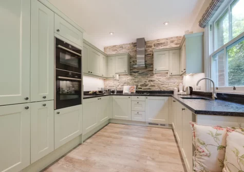The kitchen at Karenza, Fowey