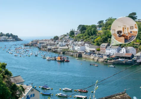 Karenza has the perfect Fowey location with uninterrupted views across the river