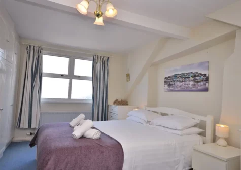 Bedroom #1 at Keepers Cottage, Brixham