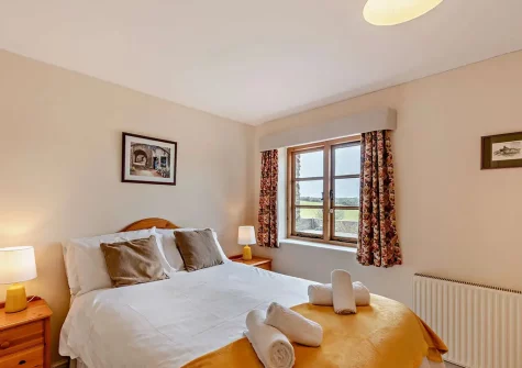 Bedroom #1 at Keepings, Spirewell Farm, Wembury