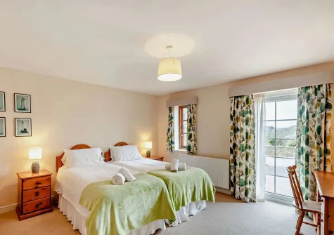 Bedroom #2 at Keepings, Spirewell Farm, Wembury
