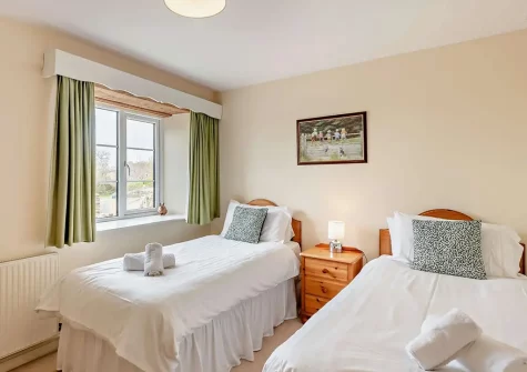 Bedroom #3 at Keepings, Spirewell Farm, Wembury