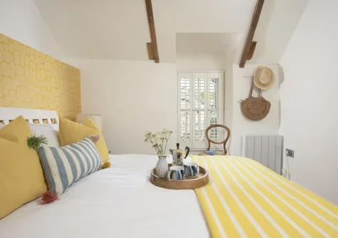 Bedroom #1 at Keigwin Cottage, Mousehole