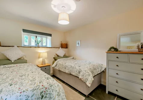 Bedroom #2 at Kelly Mill Cottage, Lifton