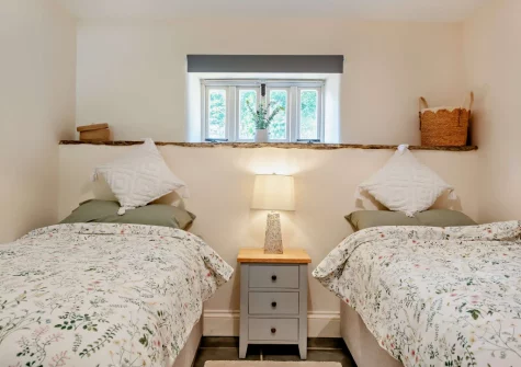 Bedroom #2 at Kelly Mill Cottage, Lifton